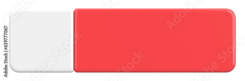 Free Download 3D button. Empty button. 3D illustration. - GFXLoad