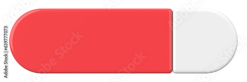 Free Download 3D button. Empty button. 3D illustration. - GFXLoad