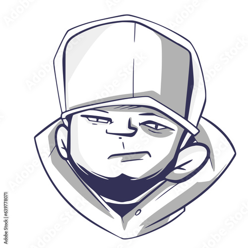 Character hiphop illustration photo