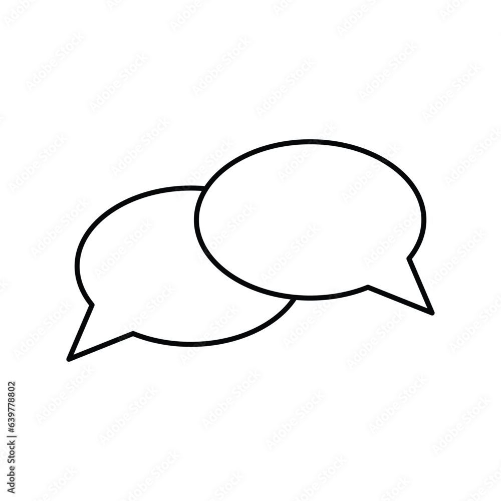 bubble speech icon design, illustration design bubble speech icon design, illustration design