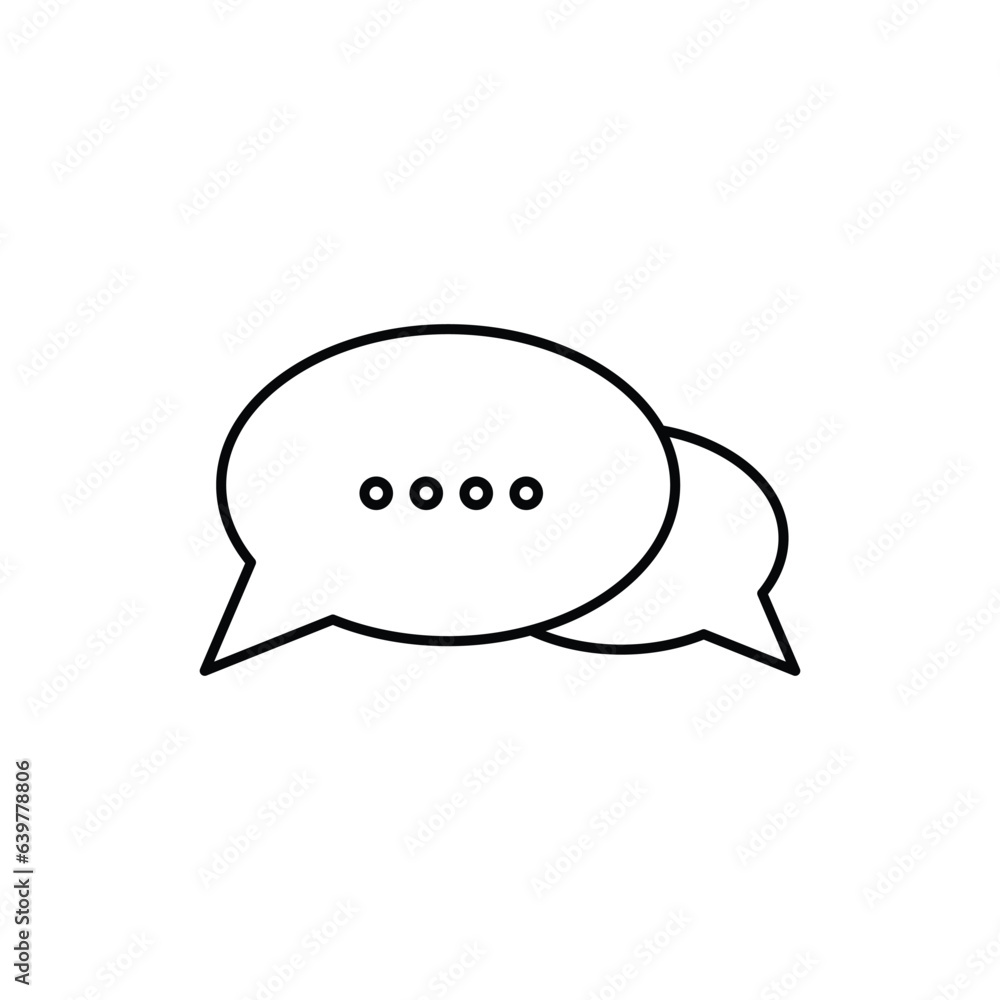 bubble speech icon design, illustration design bubble speech icon design, illustration design