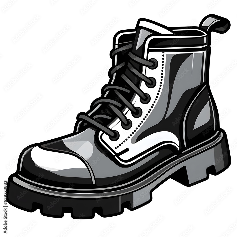Icon of Axle Boot in black and white, transparent background Generative ...
