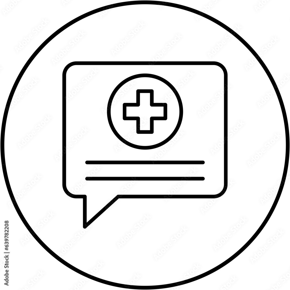 Fototapeta premium Medical App Icon
