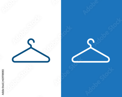 Hanger icon fashion clothes vector flat style illustration