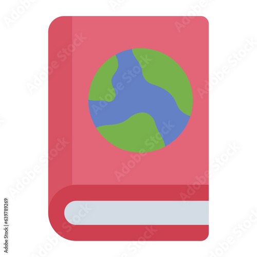 Encyclopedia book flat icon