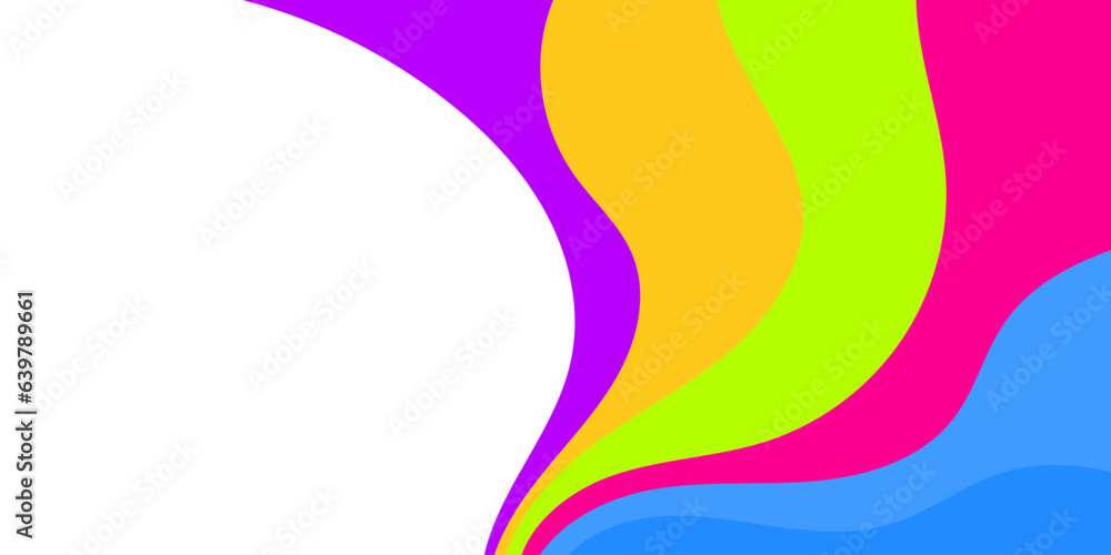 Colorful Abstract wave curve pattern banner background Colorful Abstract wave curve pattern banner background