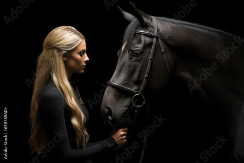 Portraits of Harmony and Connection Between Human and Horse © Ezio Gutzemberg