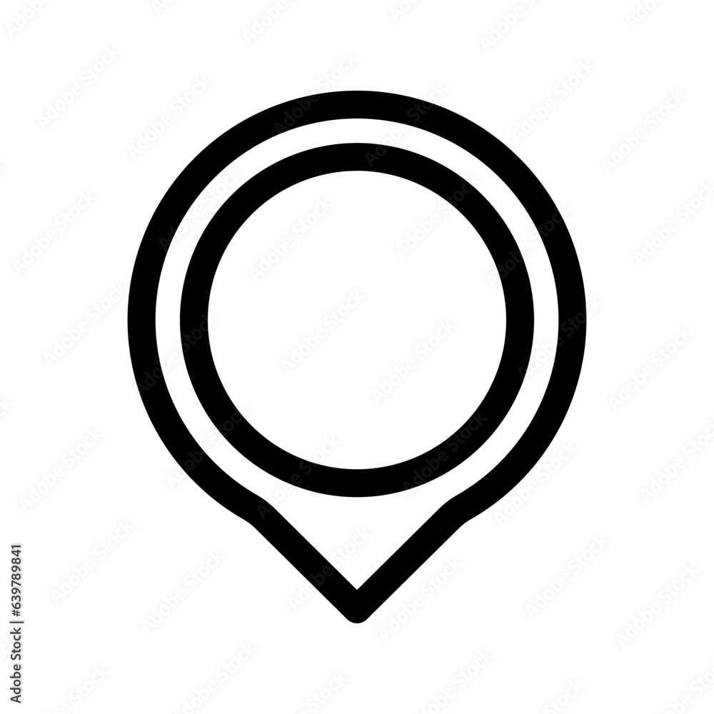 Map Marker for Location Identification - map, marker, location, identification, icon, GPS