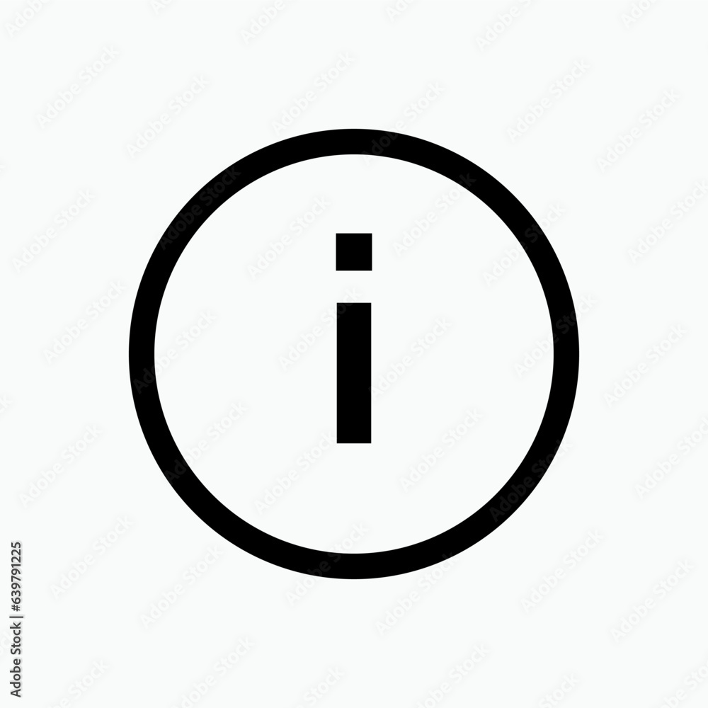 Info Icon. Information, Help Desk Symbol - Vector. Info Icon. Information, Help Desk Symbol - Vector.
