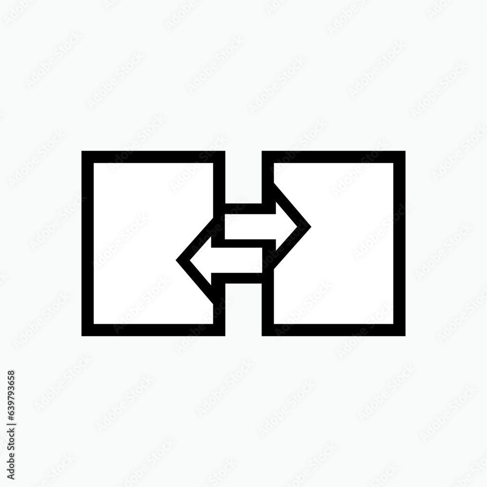 Exchange Icon. Transfer, Switching Symbol - Vector. Exchange Icon. Transfer, Switching Symbol - Vector.