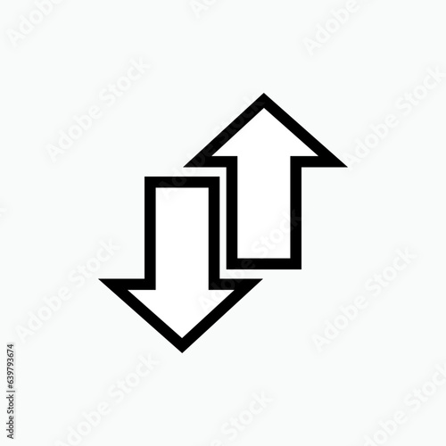 Free Download Exchange Icon.  Transfer, Switching Symbol - Vector.       - GFXLoad