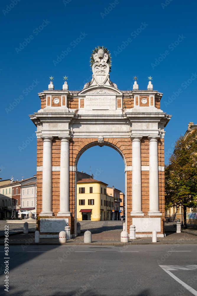 Arco Ganganelli. Santarcangelo di Romanga, Rimini, Emilia Romagna, Italy, Europe.