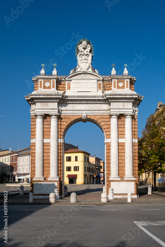 Arco Ganganelli. Santarcangelo di Romanga, Rimini, Emilia Romagna, Italy, Europe. photo