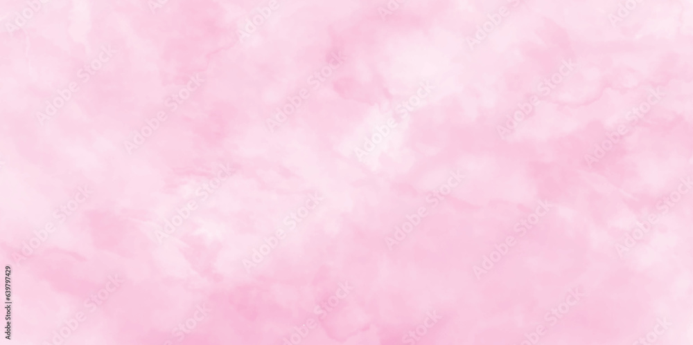 pink background with focus and shiny clouds, Beautiful abstract watercolor pink texture with splashes, colorful watercolor background for wallpaper, decoration and design.