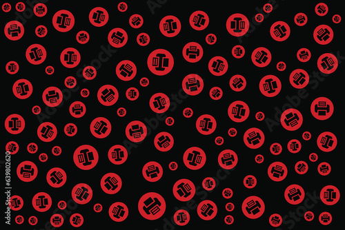 Fényképezés seamless pattern with pinter