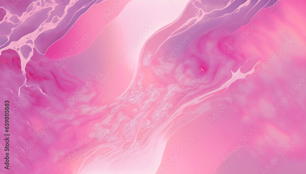 Pink white golden marble abstract background with elements