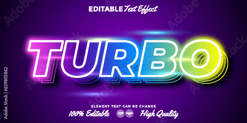 Turbo Text Effect