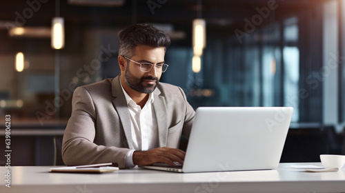 business, businessman, laptop, computer, office, working, people, manager, desk, worker, work, notebook, technology, person, smiling, professional, men, table, executive, sitting, job, suit, handsome © Abdi