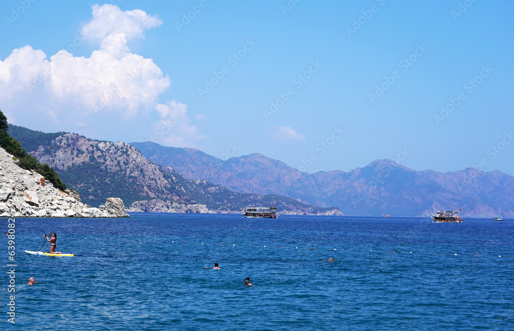 Marmaris Turunç Town View in Muğla Türkiye Marmaris Turunç Town View in Muğla Türkiye
