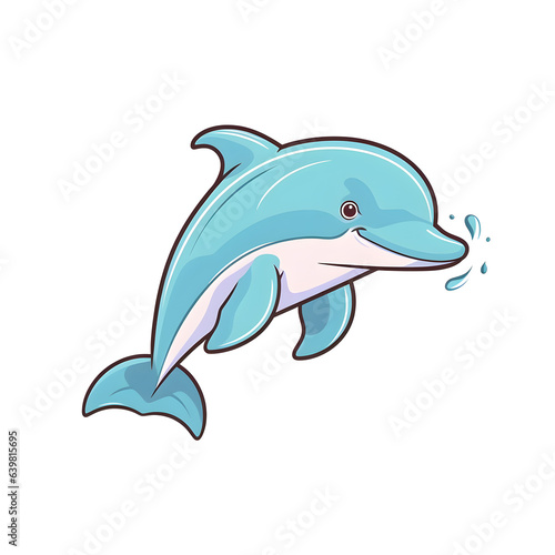 cartoon dolphin