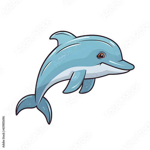 cartoon dolphin