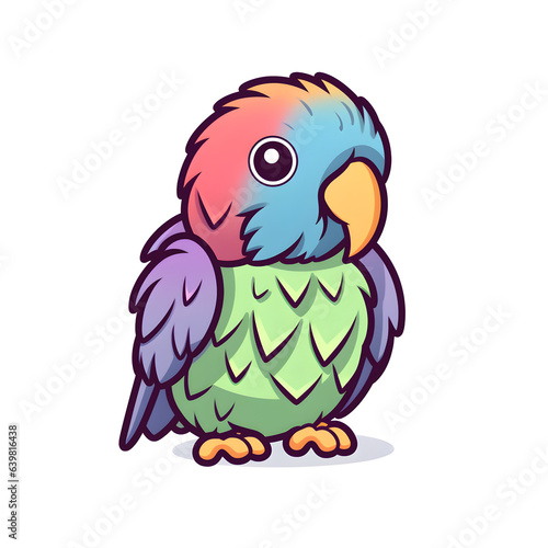 cartoon parrot