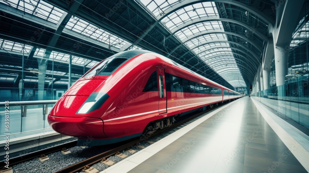 High Speed Train, Transportation, Generative AI High Speed Train, Transportation, Generative AI
