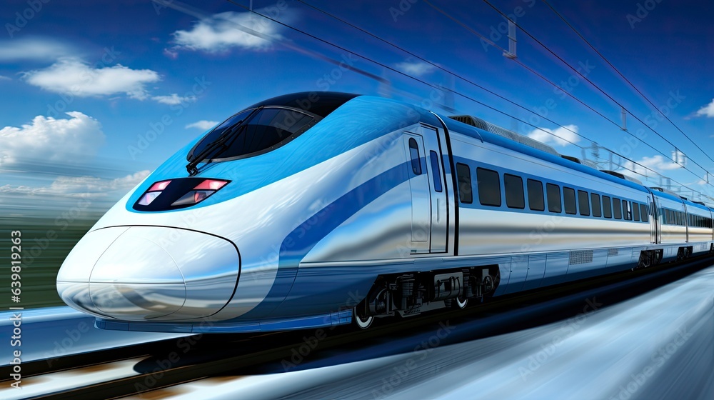 High Speed Train, Transportation, Generative AI