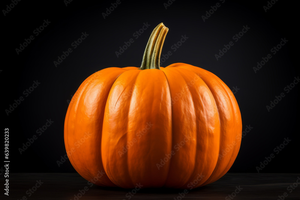 Illuminated Halloween pumpkin, with dark background Illuminated Halloween pumpkin, with dark background
