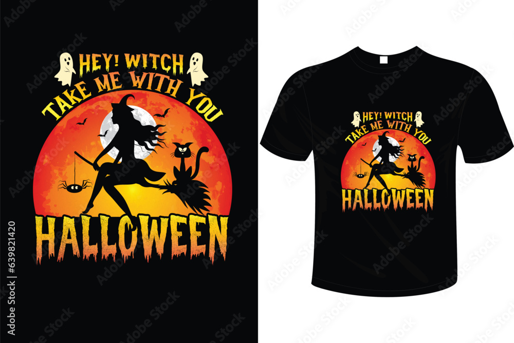Halloween t-shirt design, vector. illustration Halloween t-shirt design, vector. illustration