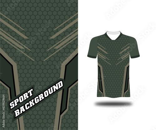 hexagonal army pattern sport jersey background