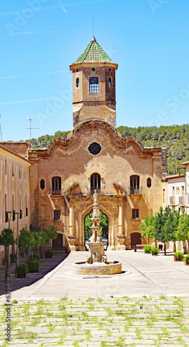 Monasterio de Les Santes Creus en la provincia de Tarragona, Catalunya, España, Europa 