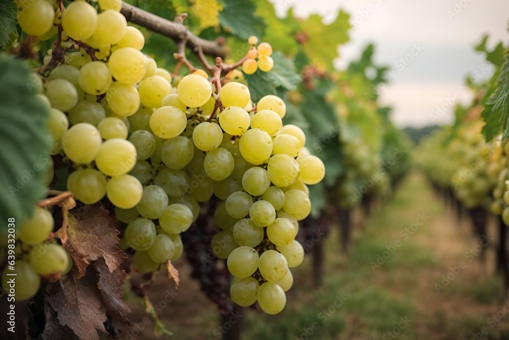 grapes on vine