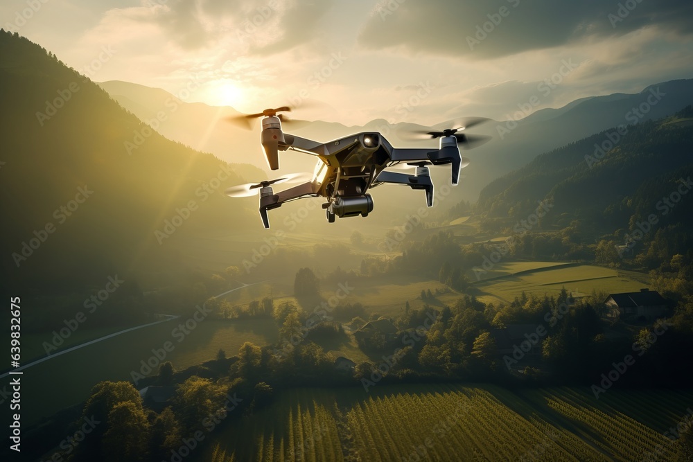 Dron. Generated AI. Dron. Generated AI.