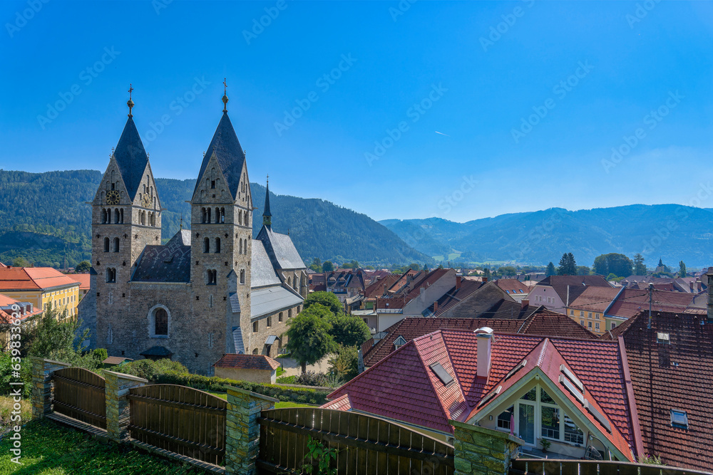view of the old town, Friesach, Carinthia, Austria view of the old town, Friesach, Carinthia, Austria
