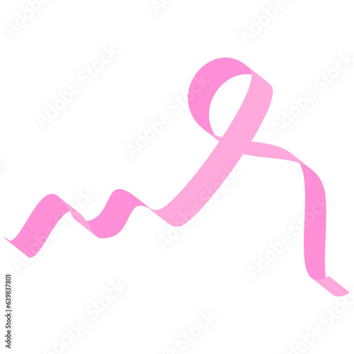 Pink ribbon breast cancer awareness
