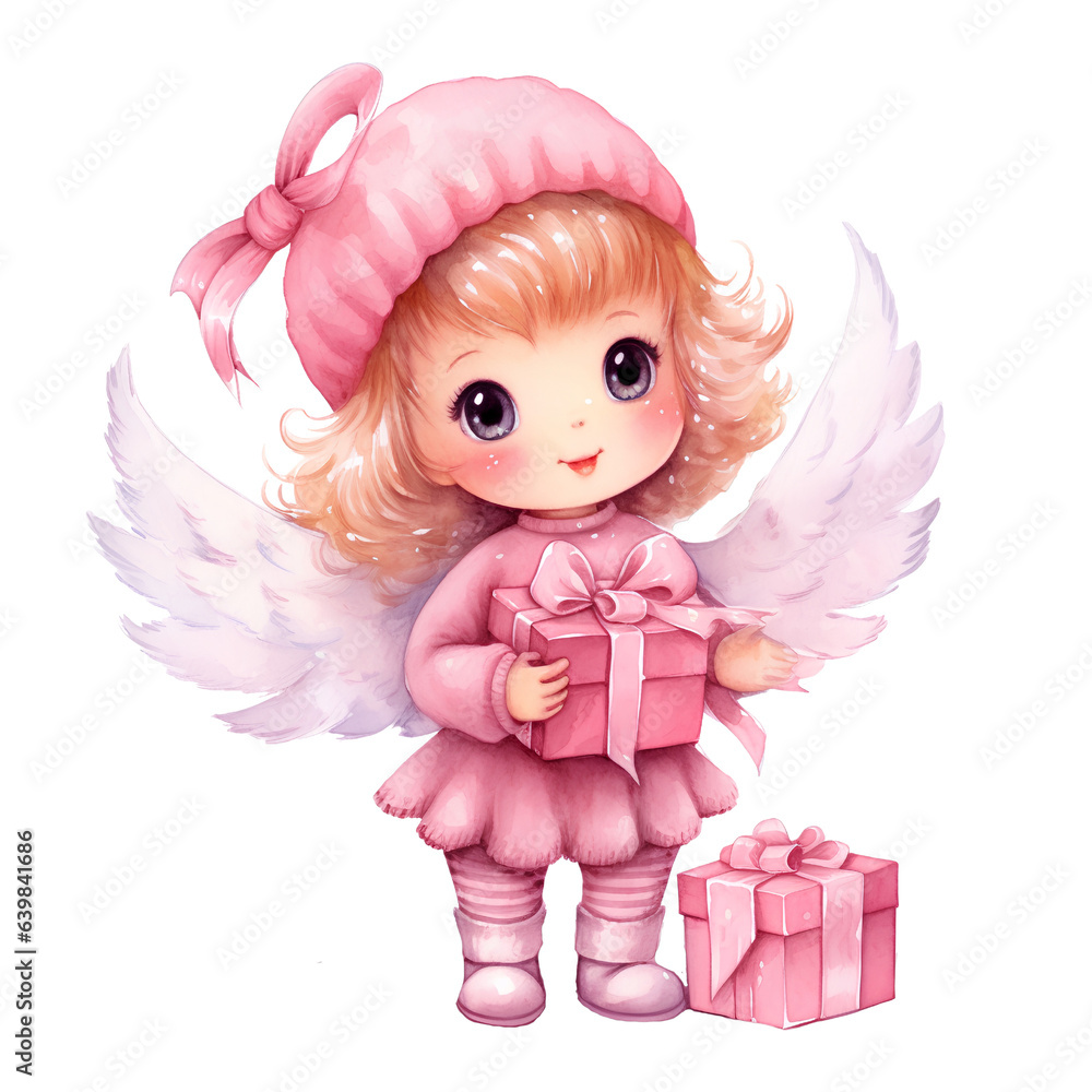 Fototapeta premium Angle Christmas Clipart