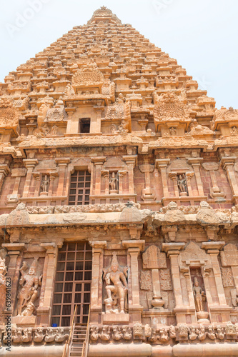 Brihadeeswara Temple or Big Temple in Thanjavur,UNESCO World Heritage Site Tamil Nadu India.