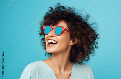 portrait of a woman wearing sunglasses