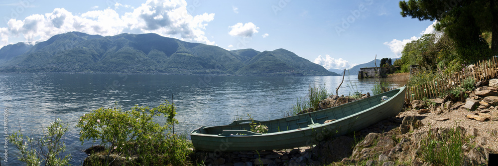 small boat on the beach