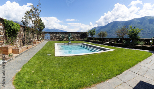 ancient villa and swimming pool