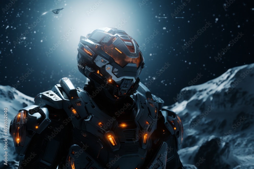 Astronaut's Astral Communion: Resplendent Spacesuit Engages with the Enigmatic Beauty of a Faraway Planet Astronaut's Astral Communion: Resplendent Spacesuit Engages with the Enigmatic Beauty of a Faraway Planet