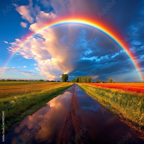 The most beautiful rainbow ever! © Guido Amrein