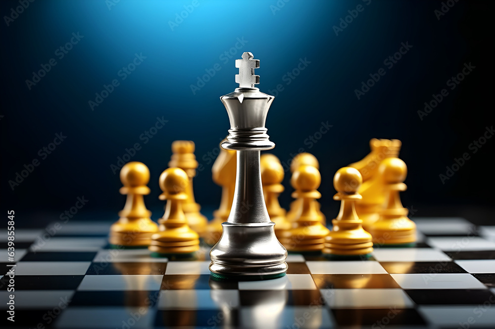 chess board game for ideas and competition and strategy, business success concept generated by AI. chess board game for ideas and competition and strategy, business success concept generated by AI.