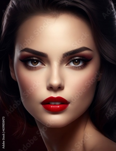 Wallpaper Mural Glamorous makeup, beautiful woman Torontodigital.ca