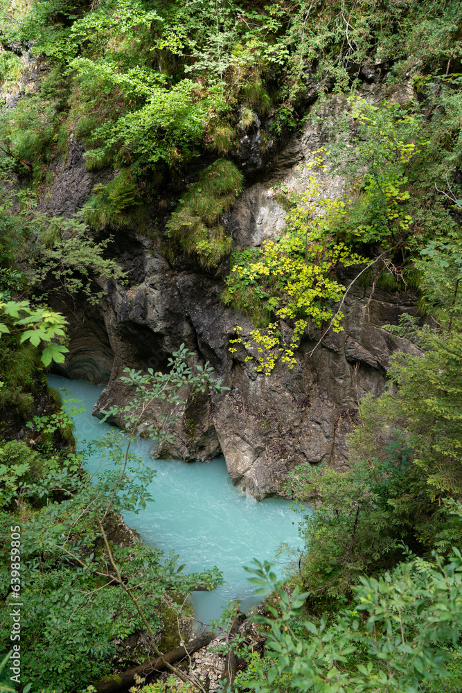 Detail of the Leutasch Spirit Gorge, Seefeld, Austria, Tyrol Detail of the Leutasch Spirit Gorge, Seefeld, Austria, Tyrol