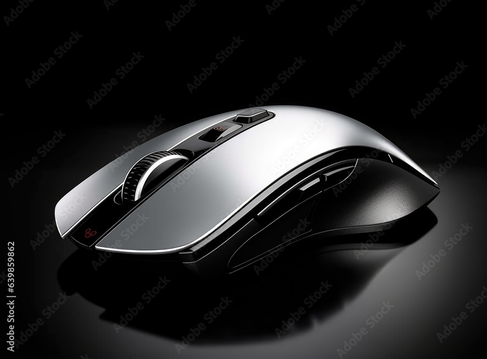 Wireless computer mouse isolated. Beautiful modern design. Wireless computer mouse isolated. Beautiful modern design.