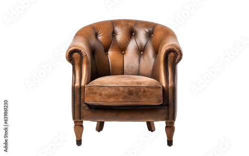 Brown chair transparent background, PNG