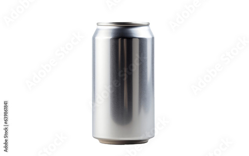 Silver Beverage Can transparent background, PNG