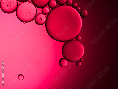 pastel artistic of oil drop floating on the water